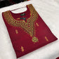 Raw silk three piece Kurthi set