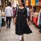 Rayon semi pleated umbrella Kurthi