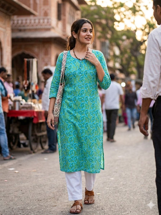 Pranjul brand cotton Kurthi