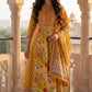 Premium quality vibrant colour  anarkali festivewear suit