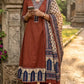 Pure Cotton Aline  suit