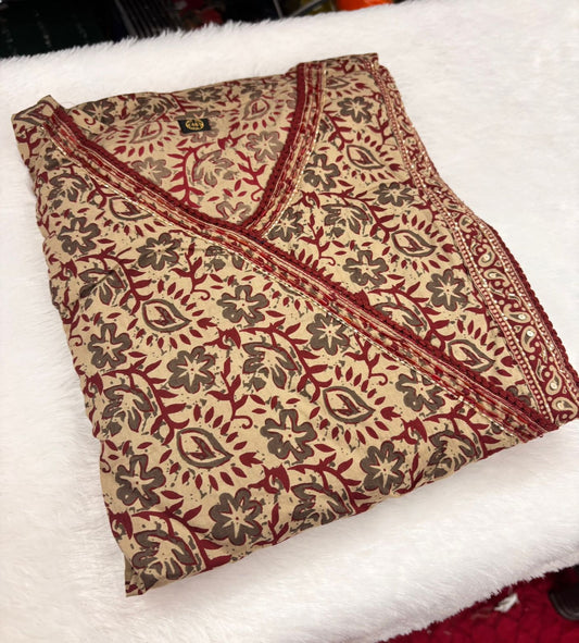 Elegant premium quality Wrap-style Aline suit